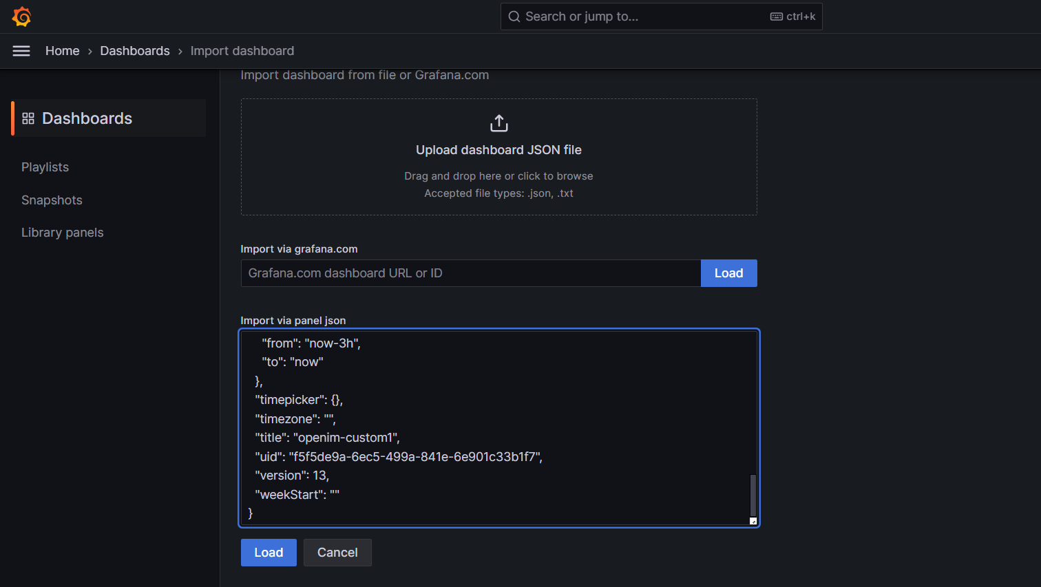 PC Web Interface